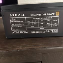 Apevia 800w Gold Rated PSU