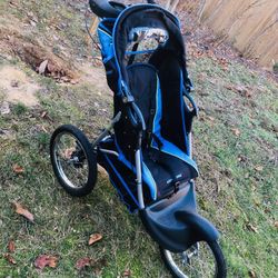 Blue Baby Stroller
