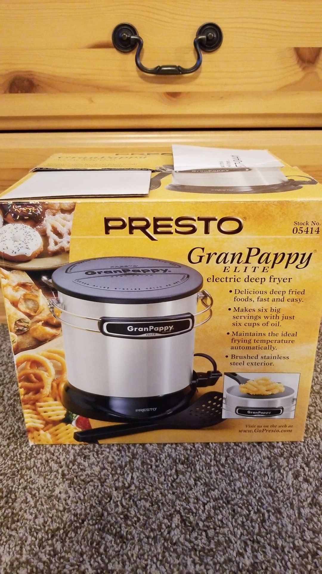 Presto Granpappy Electric Deep Fryer 