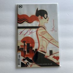 DC Comics Batgirl 26 2x Signed Comic Book Joshua Middleton And Norm Rapmund