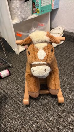 Plush Horse Toddler Rocking Toy
