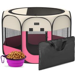 Portable Foldable Pet Dog , Playpen