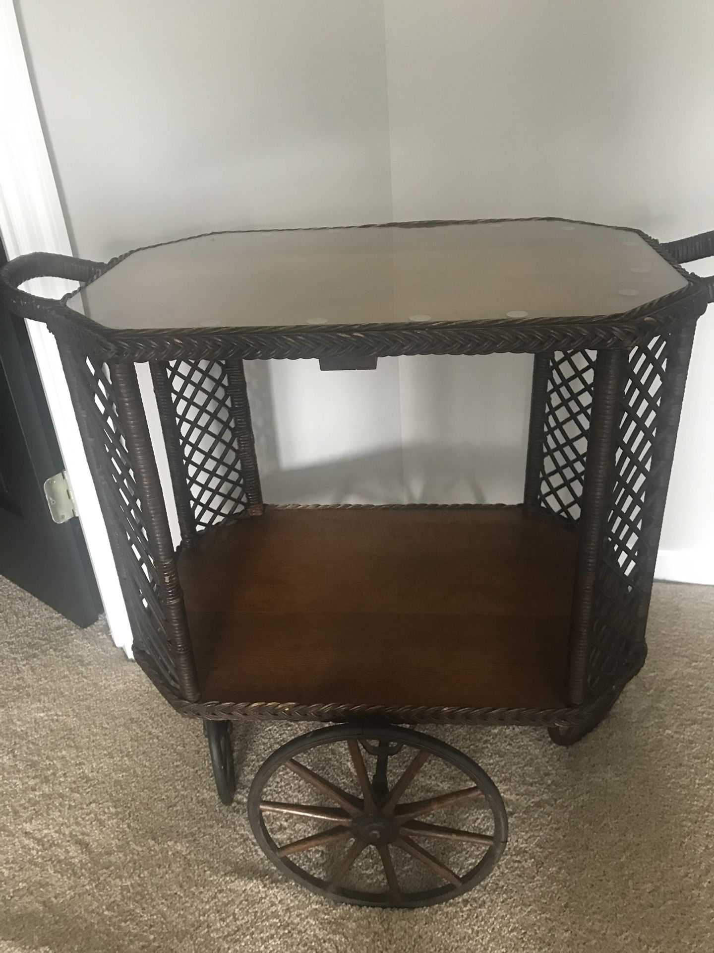 Antique Bar Cart
