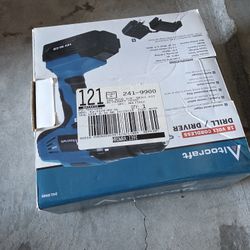 Drill Driver With Battery And Charger