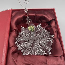 Waterford Snow Crystal With Enhancer Retail Price :$65