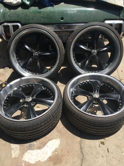 22"foose wheels 5x4.75