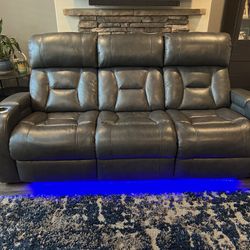 Stark Leather Couch