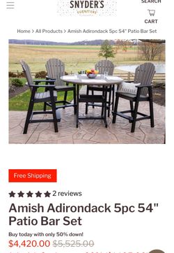 Patio set - used- waterproof