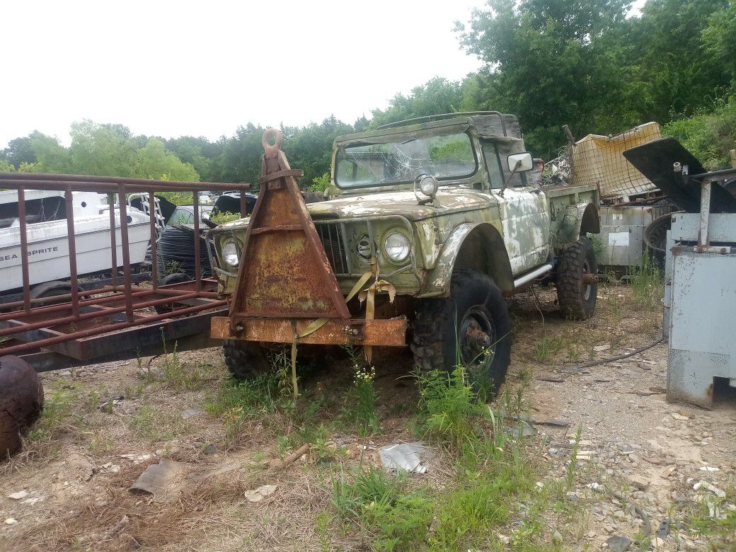 Old military jeep