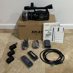 Canon XH-A1 Video Camera, Complete In Box [FOR REPAIR]