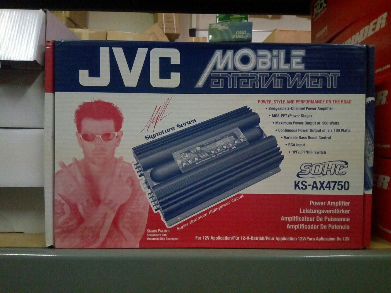 New JVC 2 channel 560 Watts amplifier