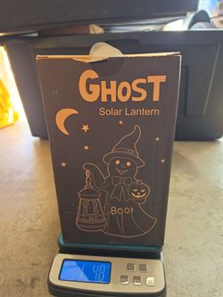 Ghost Solar Lantern Halloween Decoration