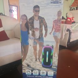 Fisher Dual 6 5" Led Stellar Speaker 