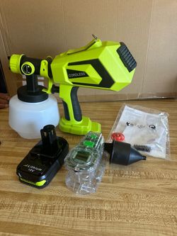 Cordless paint sprayer