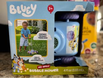 Bluey bubble lawn mower