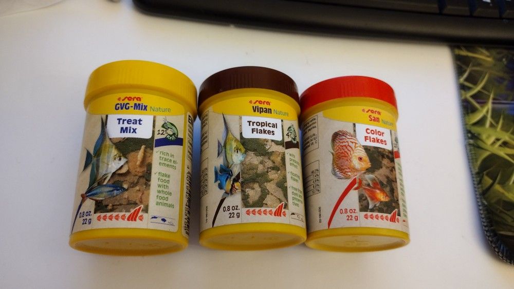 New 3 Pack Fish Food