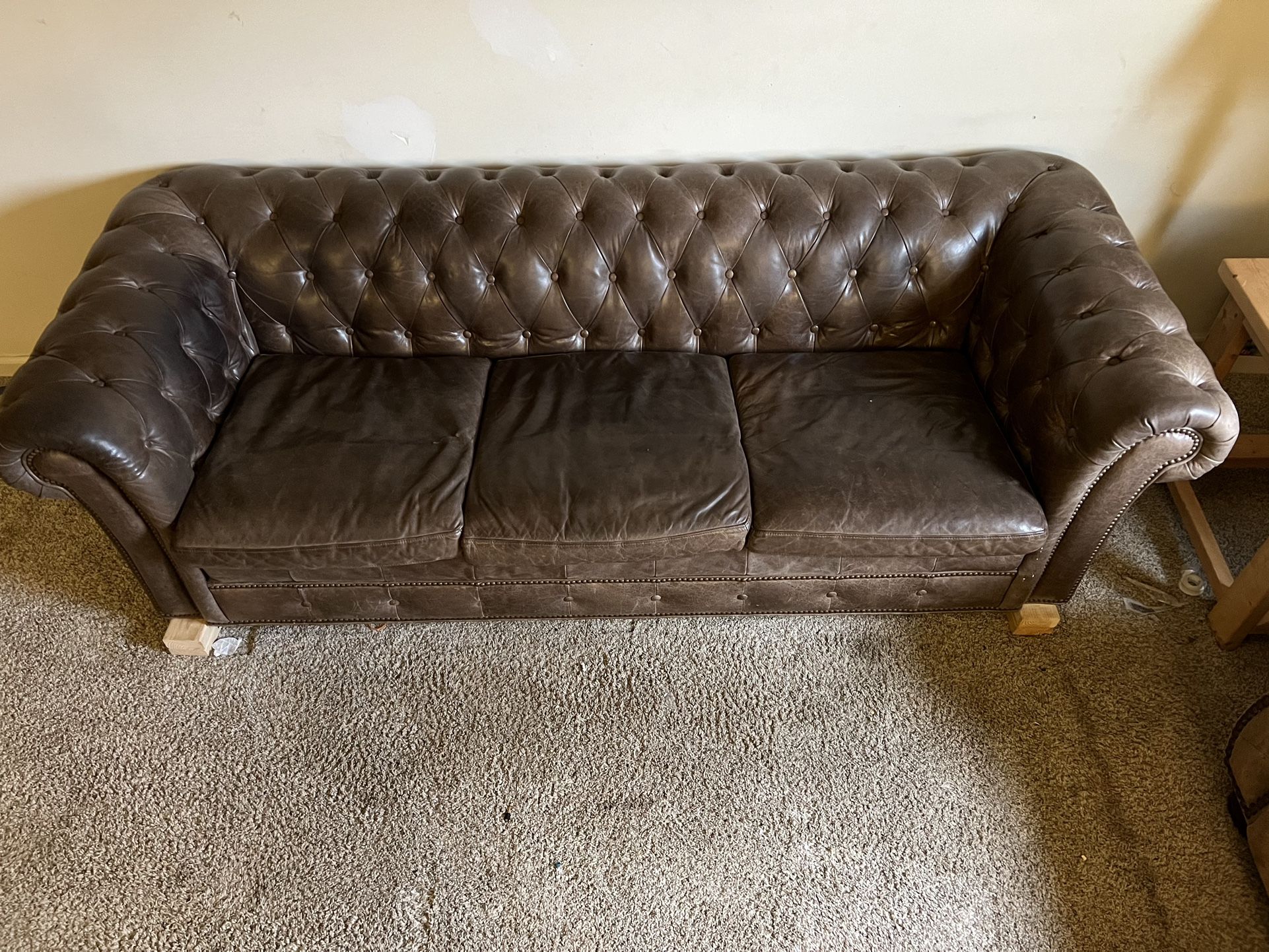 NEED GONE: Vintage Randall Allen Chesterfield Couch