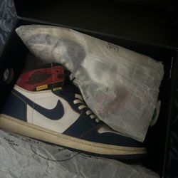 🆕 Union LA x Air Jordan 1 Retro High OG “Blue Toe” – Size [men 10.5] 🔥