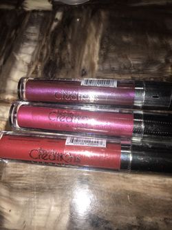 Metalic lipstick 5) each