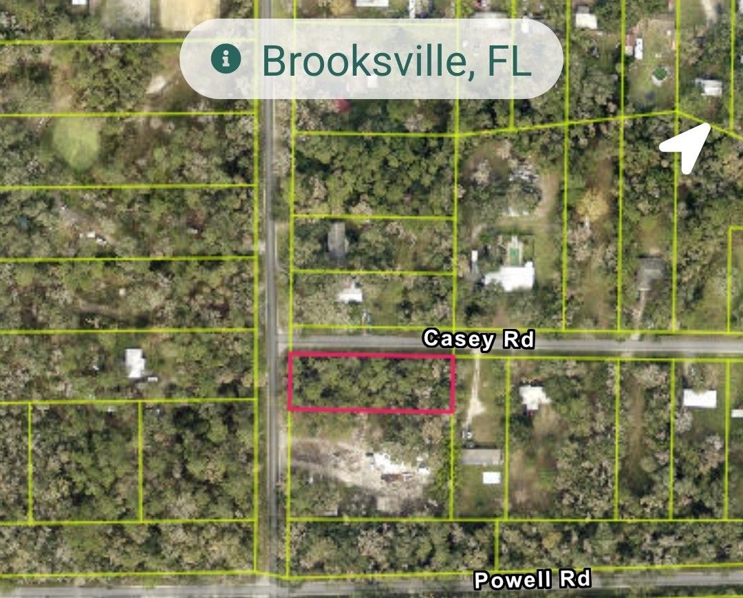 Vacant lot for sale in Brooksville, FL. $45.000. Build your dream or invest in the future
