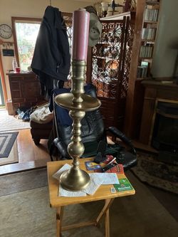 Vintage Brass  candle stand.