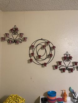 3pc Candle Decor