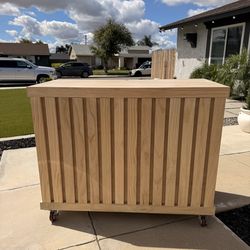 Premium wooden cart.