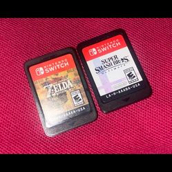 Super Smash Bros Zelda Breath Of The Wild Switch Game