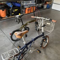 2 folding Bikes In Great Shape.