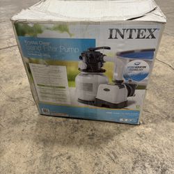 Intex Krystal Clear Sand Filter Pump with automatic timer   26645EG