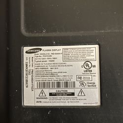 Samsung Tv 51” For Sale 