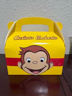 Curious George candy treat boxes