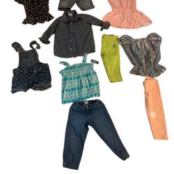 Lot Of 10 Girls Sz XS Clothes 