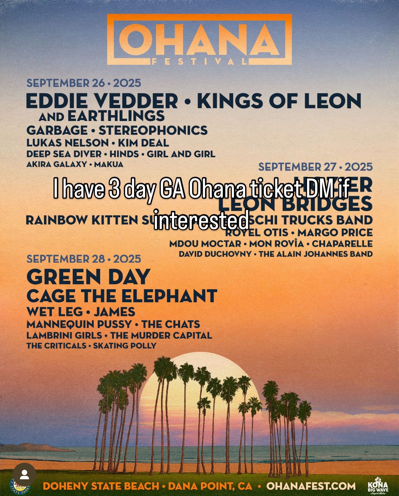 Ohana 3 Day GA Pass