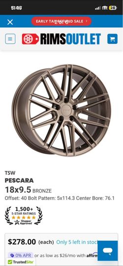 Tire and rim
