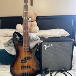 Bass Electrico Con Bocina 