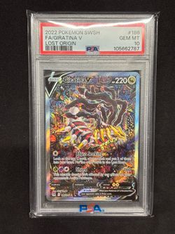 Giratina V Alt Art PSA 10 Lost Origin