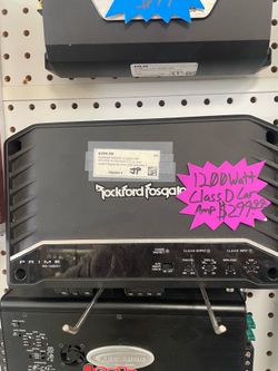 1200w Rockford Fosgate Mono Amp