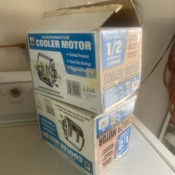 Two NEW 1/2 HP 2 Speed AC motors
