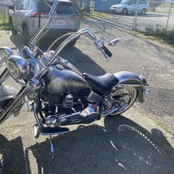91 Harley Davidson softail clean title
