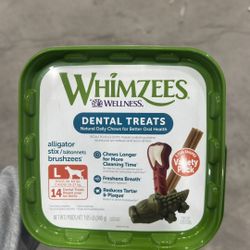 WHIMZEES by Wellness Value Box Dental Chews Natural Grain-Free Dental Dog Treats, Large, 14 count