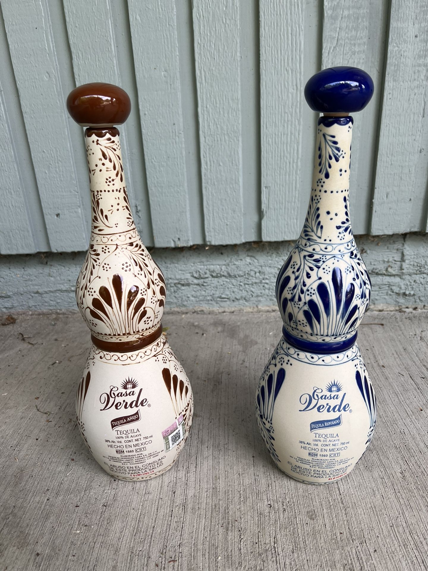 Decorative Tequila Bottles From Puerto Vallarta
