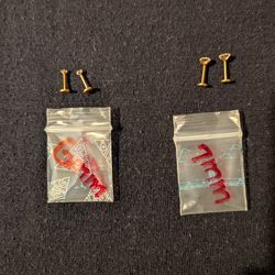Four Pairs Of Nose Rings Two 20Gauge 6mm & Two 7mm (Gold)