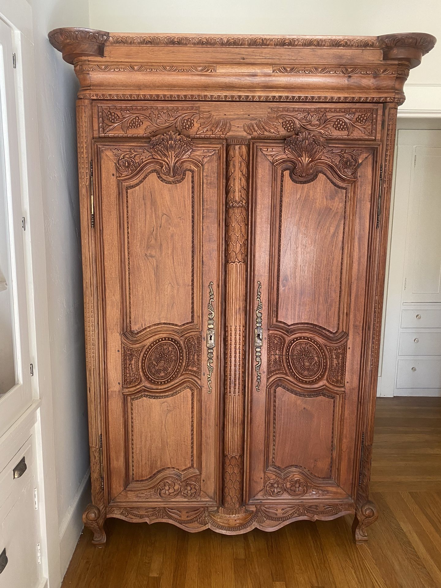 Antique Wood Armoire