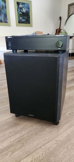 BIC Venturi V12 12" Subwoofer + SWA-100 Amplifier