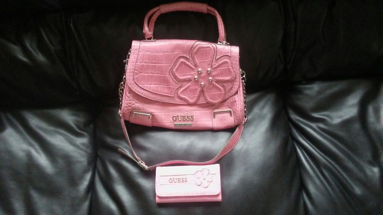 Guess purse and wallet