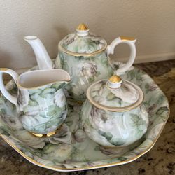 Tea Set, Royal Victorian, England, Fine Bone China