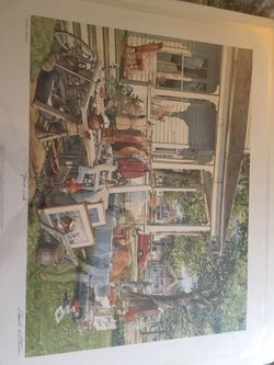 Charles Peterson "Yard Sale" signed 206/2500 Limited edition 19 x 26
