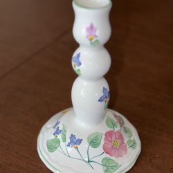 Vintage Herend Village Pottery Candlestick 