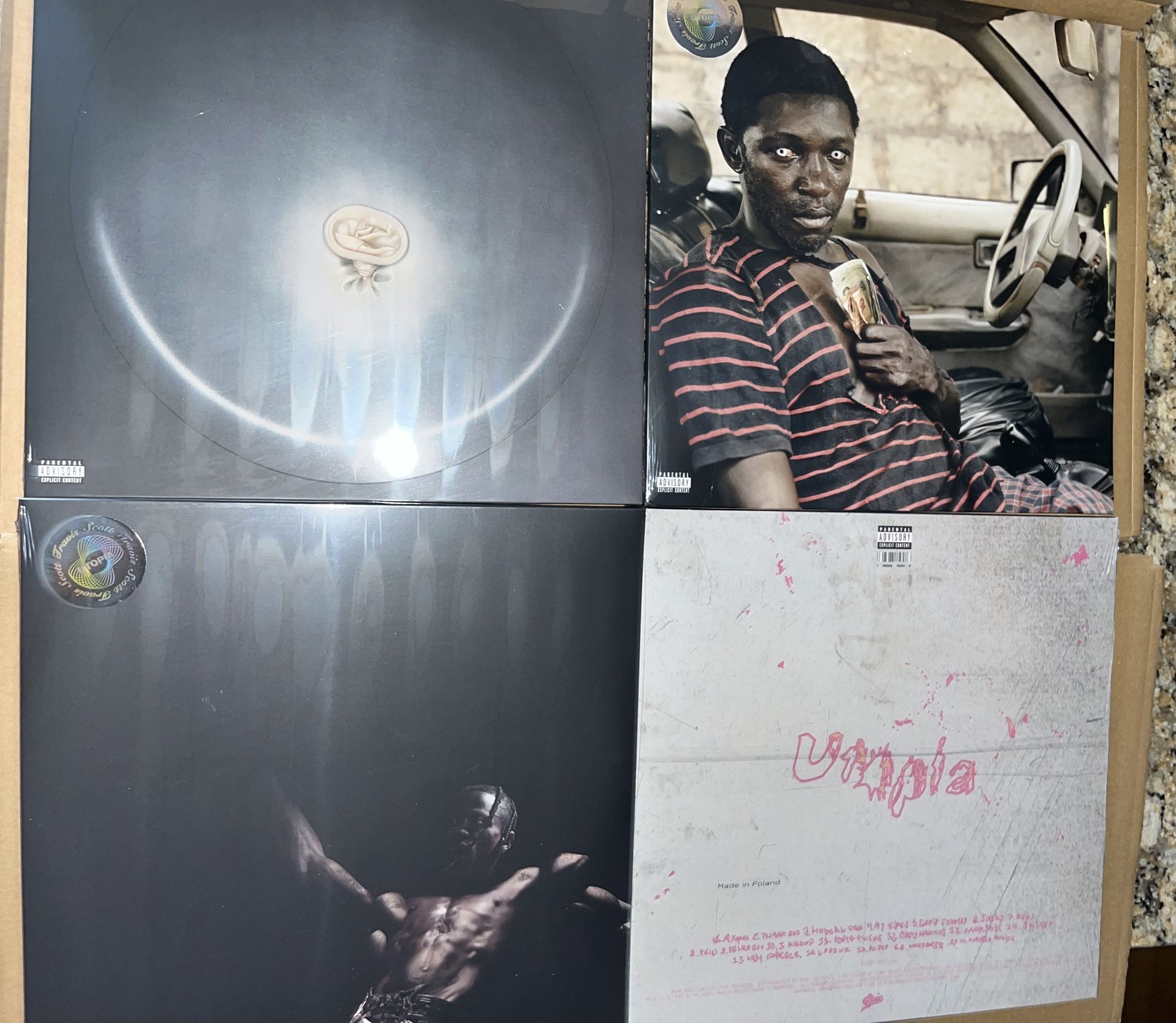 Travis Scott Utopia Vinyl Lot Brand New